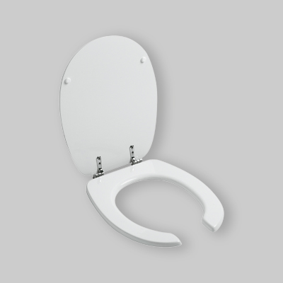 SEDILE APERTO "KELA" BIANCO Poliestere 38x44 cm