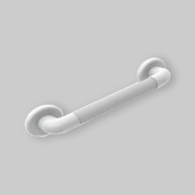 CORRIMANO LINEARE IN PLASTICA Bianco cm 40
