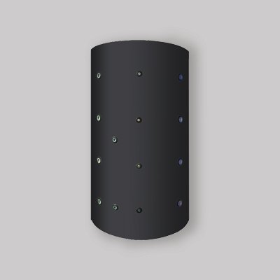 PUFFER ACCUMULATORI TERMICI CON 1 SERPENTINO   Lt 800