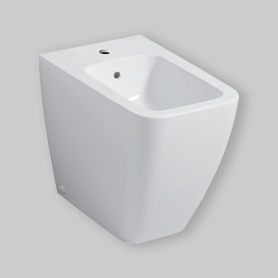 BIDET FILO PARETE "ICON SQUARE" Monoforo
