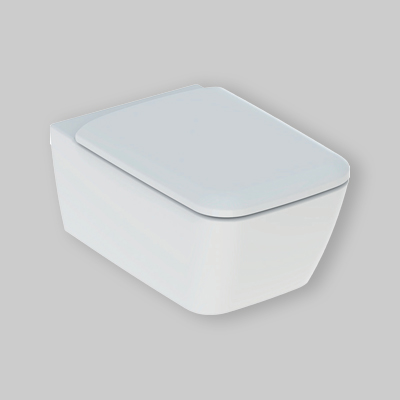 VASO SOSPESO RIMFREE "ICON SQUARE" CON SEDILE Chiusura rallentata