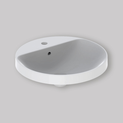 LAVABO A INCASSO SOPRAPIANO CPR ROTONDO Ø 48 cm
