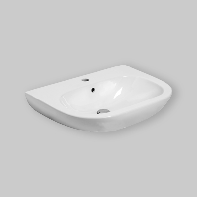 LAVABO MONOFORO "PRATICA" cm 64
