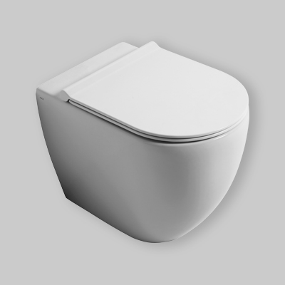 VASO FILO PARETE RIMFREE "FORM SQUARE" scarico universale