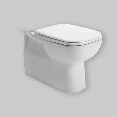 VASO FILO MURO MONOBLOCCO "D-CODE" Scarico universale 35x56