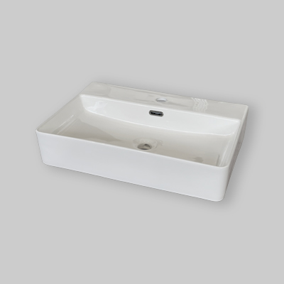 LAVABO FREE-STANDING DA APPOGGIO IN CERAMICA CPR "ALMA 60" 60 x 42 x 12,5 cm
