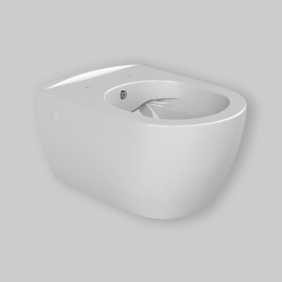 VASO-BIDET SOSPESO "SERIE ONE" RIMFREE Bianco