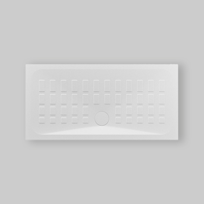 PIATTO DOCCIA RETTANGOLARE "CUBE" H.4 80 x 100 cm