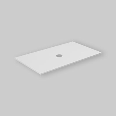 PIATTO DOCCIA IN CERAMICA "SOLODUE" BIANCO COTONE 70x140 H.2 cm