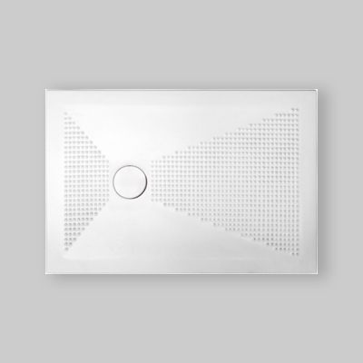 PIATTO DOCCIA IN CERAMICA "UP" H.3 BIANCO LUCIDO 70 x 140 cm
