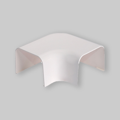 CURVA PIANA PER CANALINA "EURO PLUS" 65x50 mm