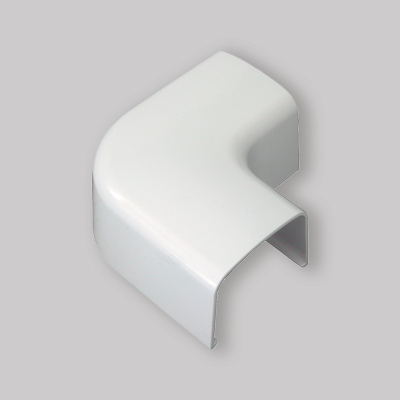 CURVA PIANA PER CANALINA 80 x 60 mm