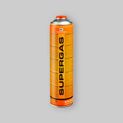 CARTUCCIA DI RICAMBIO "SUPERGAS" 600 ML 30%Propano -70% Butano