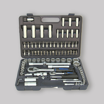 KIT CHIAVI A BUSSOLA IN VALIGETTA 108 pezzi - 1/4"-1/2"