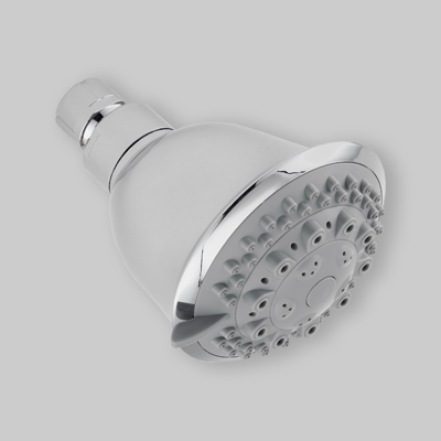 SOFFIONE DOCCIA "AUGUSTO" 5 GETTI ABS Cromato