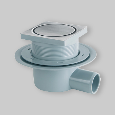 POZZETTO PER DOCCIA A PAVIMENTO MINIFLOW Q O KEY 110 x 110 mm