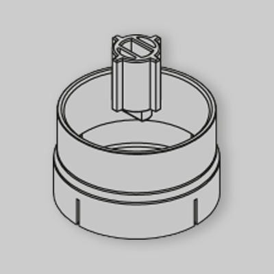 KIT PROLUNGA MODULARE PER RUBINETTO INTERCETTAZIONE FILO MURO TECO 20 mm - DN 15
