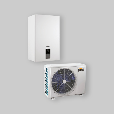 POMPA DI CALORE IBRIDA REVERSIBILE ARIA-ACQUA "OMNIA S 3.2 HYBRID C" 8 Kw