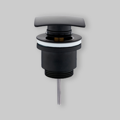 PILETTA CLICK CLACK QUADRA NERO 1"1/4