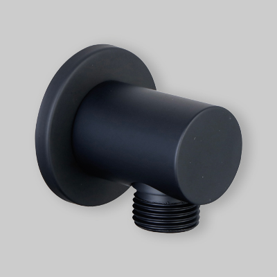 PRESA ACQUA TONDA NERO 1/2" - 1/2"