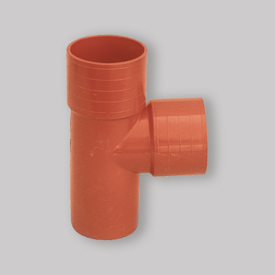 DERIVAZIONE 87°-30° IN PVC ARANCIO Ø 32
