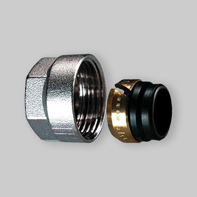 RACCORDO EUROK PER TUBO RAME IVAR EUROK x 10