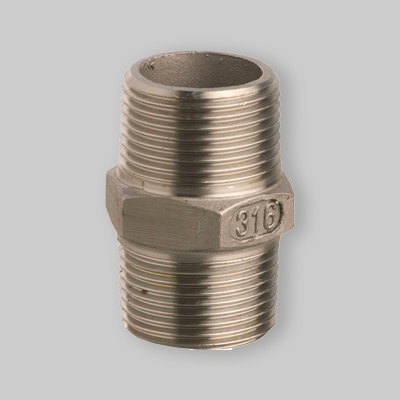 RACCORDO NIPPLES DOPPIO IN ACCIAIO INOX 1"