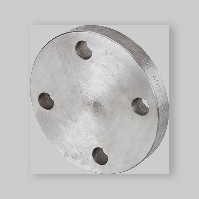 FLANGIA CIECA IN ACCIAIO AL CARBONIO A SALDARE 1"1/2 DN 40 - 4 Fori