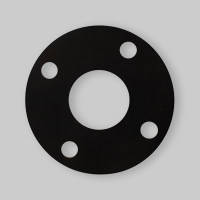 GUARNZIONE IN GOMMA PER FLANGE DN 40 - 4 Fori