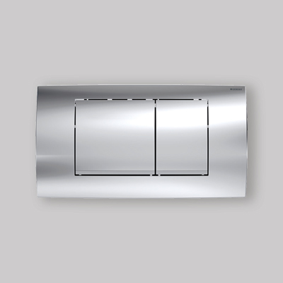 PLACCA DI COMANDO TWINLINE 30 Bianco-Cromo-Bianco