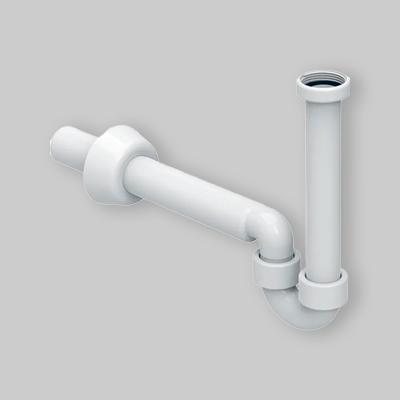 SIFONE PER BIDET ORIENTABILE Ø 40x1"1/4 bianco