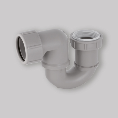 SIFONE PER VASCA IN PP  1"1/2 - 1"1/4 Uscita Ø 40