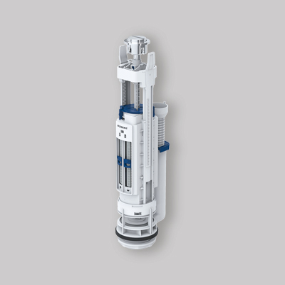 BATTERIA DI SCARICO PER CASSETTE IN CERAMICA TIPO 290 Doppio Scarico