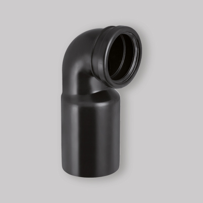 CURVA WC 90° PE PER VASO SOSPESO 90-90