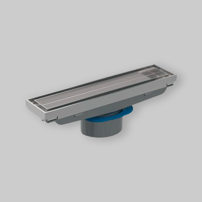 CANALINA DOCCIA "CLEANLINE PIASTRELLABILE" Personalizzabile / Acciaio Inox spazzolato