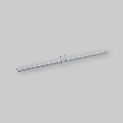 PROFILO COLLETTORE PER SCARICO A PARETE DOCCIA 'COMBIFIX' Acciaio Inox Spazzolato - 115 cm
