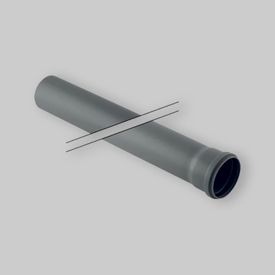 TUBO INNESTO 1 BICCHIERE Ø 110 IN PP-HTs GEBERIT 2000 mm