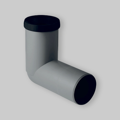 CURVA TECNICA 90° ALLUNGATA PER WC A PAVIMENTO IN PP-HTs GEBERIT Ø 110