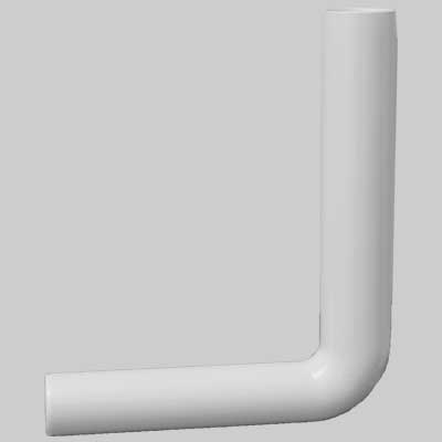 TUBO DI CACCIATA PER CASSETTA COMPACT Ø 44 - 27x22