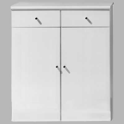 BASE DOPPIA CON CASSETTO BIANCA -