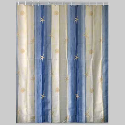 TENDA DOCCIA OLTREMARE TESSUTO 120x200 Beige/Azzurro