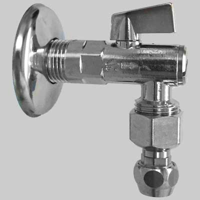 RUBINETTO FILTRO SOTTOLAVABO 1907 A SFERA CON SNODO 1/2x10 c/rosetta