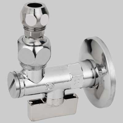 RUBINETTO FILTRO SOTTOLAVABO 875 A SFERA CON SNODO 1/2x10 c/rosetta