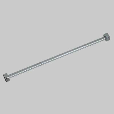 TUBETTO RAME CROMATO CON 2 FLANGE 1/2 FEMMINA Ø 10 cm 100