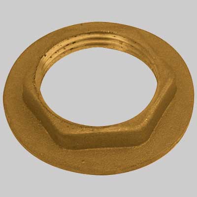 CONTRODADO CON FLANGIA OTTONE GIALLO 1"