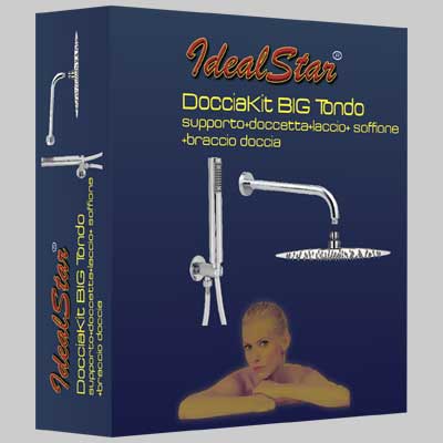 SET DOCCIA CROMO TONDO DM.250