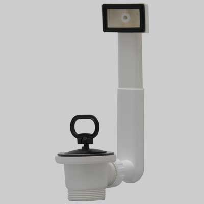 PILETTA IN PVC PER LAVELLI INOX CTP 1"1/2