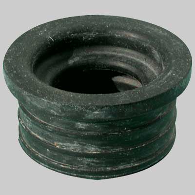 MORSETTO IN GOMMA NERA PER CURVE TECNICHE MM 50 Ø 40