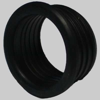 MORSETTO IN GOMMA NERA PER CURVE TECNICHE NICOLL mm 50 x Ø 26÷32