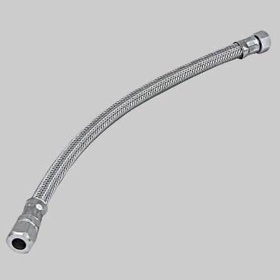 FLESSIBILE INOX CON BICONO FEMMINA  cm 50 F 3/8 x bicono 10